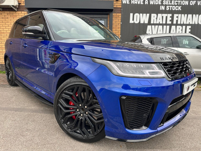 LAND ROVER RANGE ROVER SPORT 5.0 P575 V8 SVR Auto 4WD Euro 6 (s/s) 5dr (2018/67)