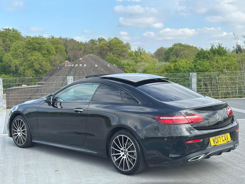 View MERCEDES-BENZ E CLASS 2.0 E220d AMG Line (Premium Plus) G-Tronic+ Euro 6 (s/s) 2dr