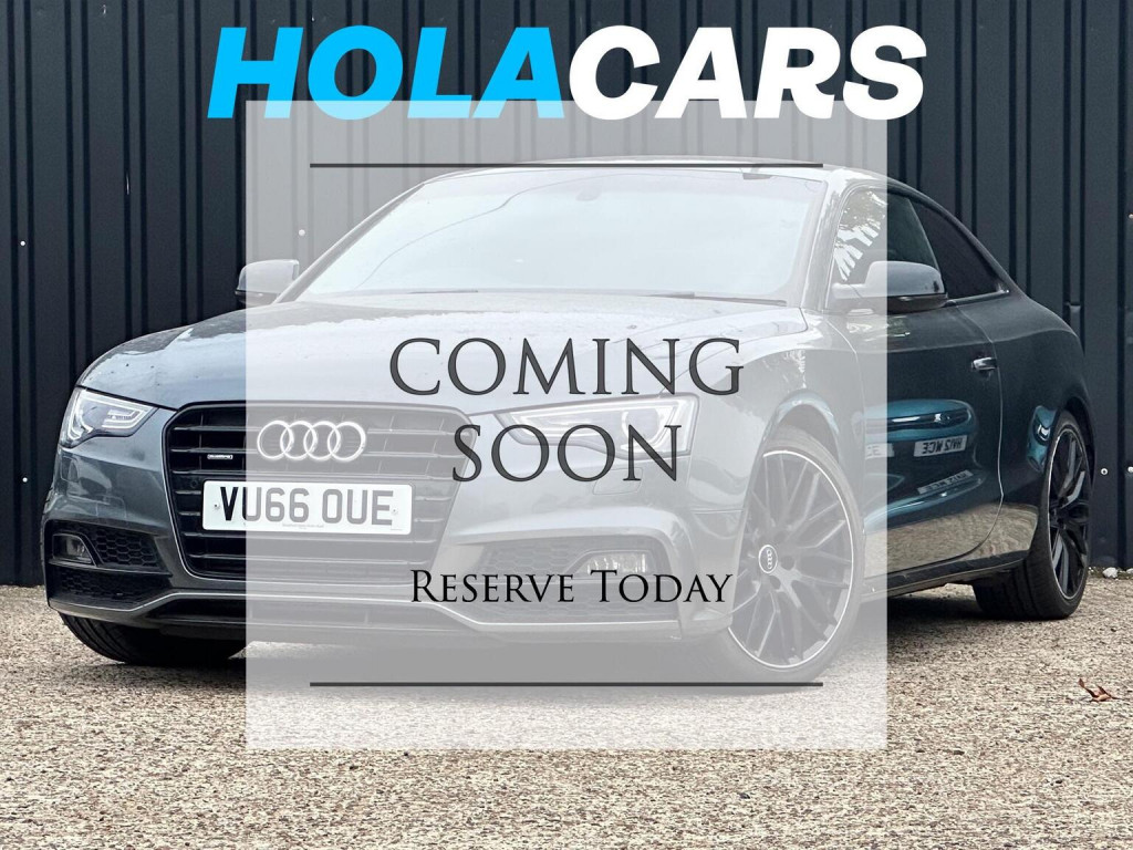 View AUDI A5 2.0 TFSI Black Edition Plus quattro Euro 6 (s/s) 2dr