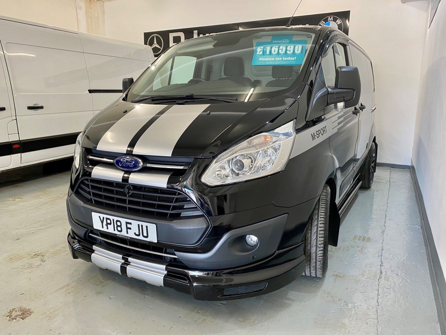 SOLD Used FORD TRANSIT CUSTOM 2018 Black in Wigan, Greater