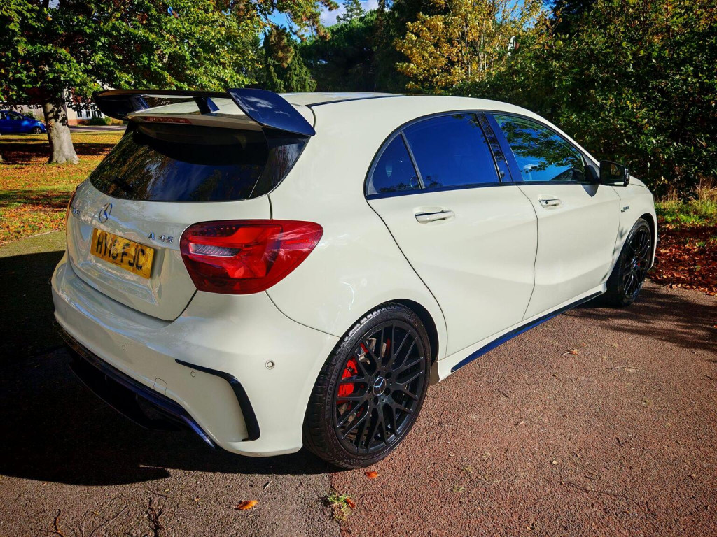 View MERCEDES-BENZ A CLASS 2.0 A45 AMG (Premium) SpdS DCT 4MATIC Euro 6 (s/s) 5dr