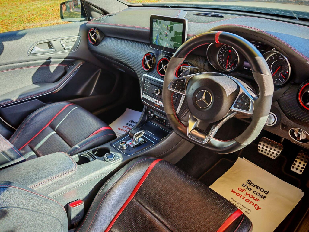 View MERCEDES-BENZ A CLASS 2.0 A45 AMG (Premium) SpdS DCT 4MATIC Euro 6 (s/s) 5dr
