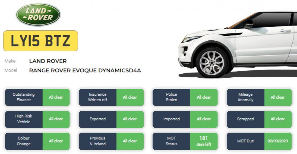 LAND ROVER RANGE ROVER EVOQUE