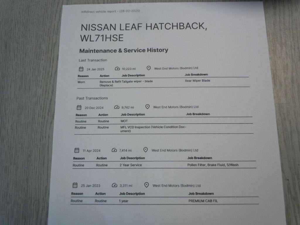 NISSAN LEAF