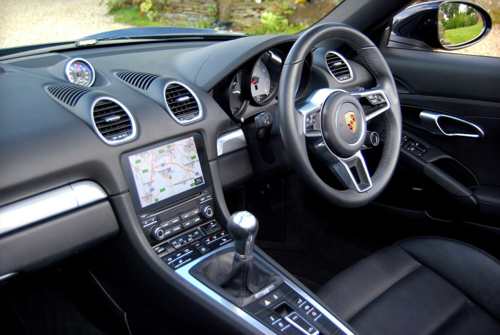 View PORSCHE 718 Boxster S 2.5 T - 1 Owner - 26,400 miles - FPSH - 6-Speed Manual - PASM, PCM, Sports Exhaust - Black