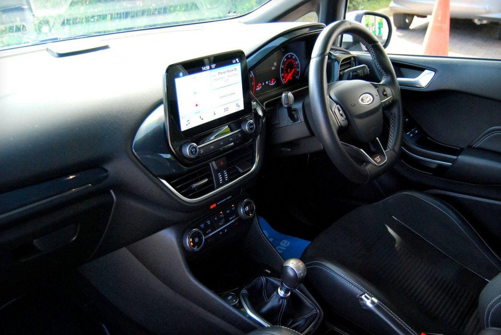 View FORD FIESTA ST-3 1.5 EcoBoost 5-Door - Performance Pack, SYNC 3 Sat Nav, Camera, Cruise - 68k - Silver Fox. SOLD