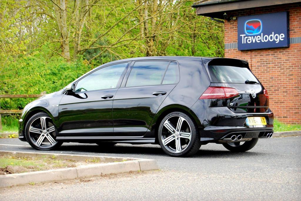 View VOLKSWAGEN GOLF R 2.0 TSI 5-Door 4Motion - 33,700 miles - 2 Owners - FSH - Xenons, 4WD - Low Mileage - Black - SOLD