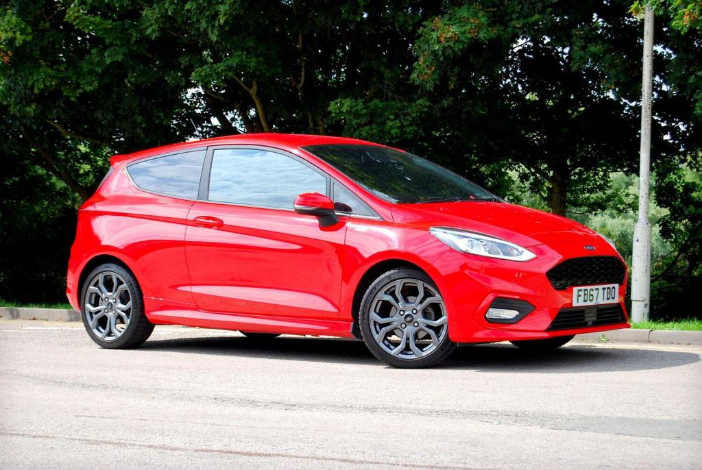 View FORD FIESTA ST-LINE 1.0 EcoBoost 140 3-Door - 30,500 miles - SYNC 3 Sat Nav, Camera, Cruise, Privacy Glass. SOLD