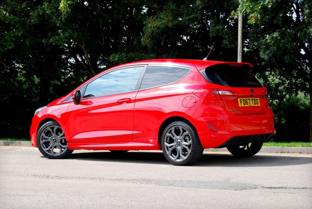 View FORD FIESTA ST-LINE 1.0 EcoBoost 140 3-Door - 30,500 miles - SYNC 3 Sat Nav, Camera, Cruise, Privacy Glass. SOLD