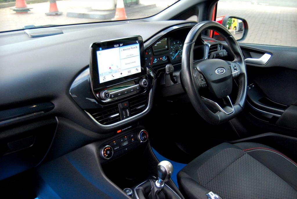 View FORD FIESTA ST-LINE 1.0 EcoBoost 140 3-Door - 30,500 miles - SYNC 3 Sat Nav, Camera, Cruise, Privacy Glass. SOLD