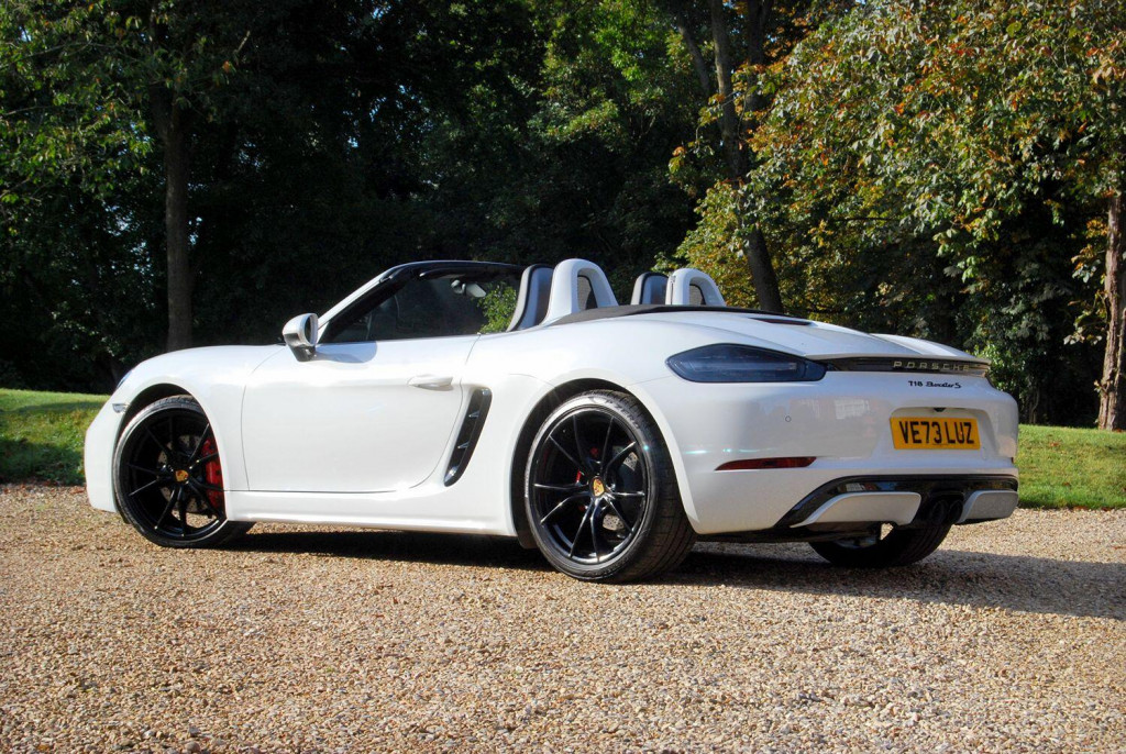 View PORSCHE 718 Boxster S 2.5 T - 1,690 miles - 1 Owner - Manual - PASM, SportDesign Pack, Sports Exhaust - SOLD