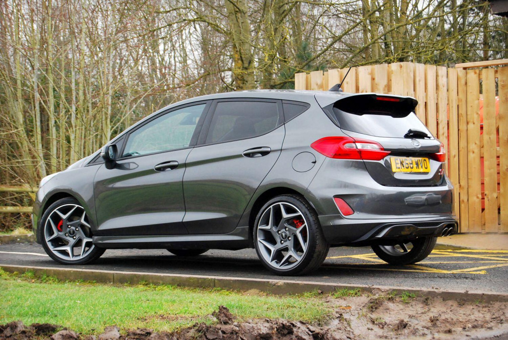View FORD FIESTA ST-3 1.5 5-Door - Performance Pack, B&O, Sat Nav, Camera - FSH - 47,200 miles - Grey - SOLD