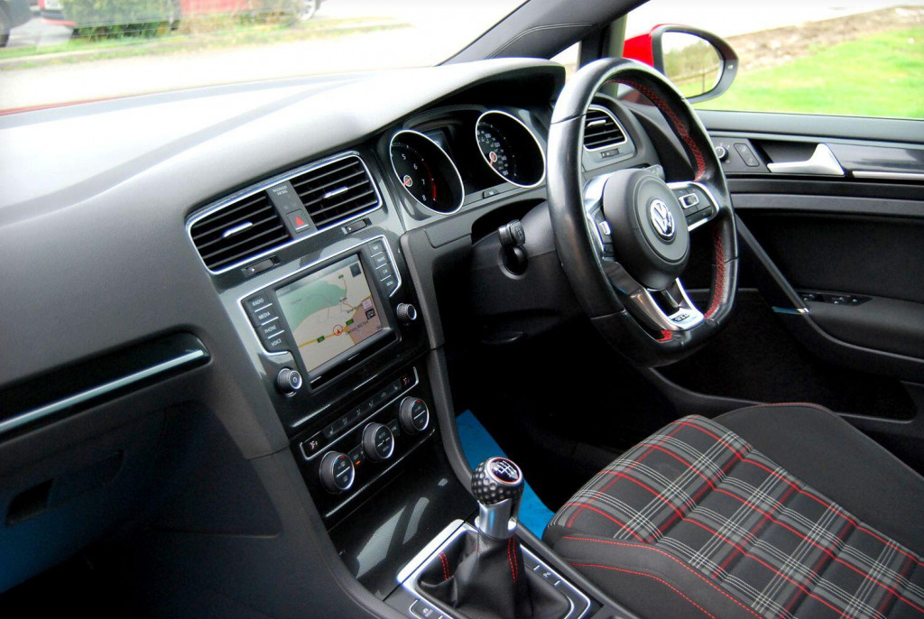 View VOLKSWAGEN GOLF GTI 2.0 TSI 5-Door - 2 Owners - FSH - 65,700 miles - Sat Nav, Xenons, Heated Seats - Red - SOLD