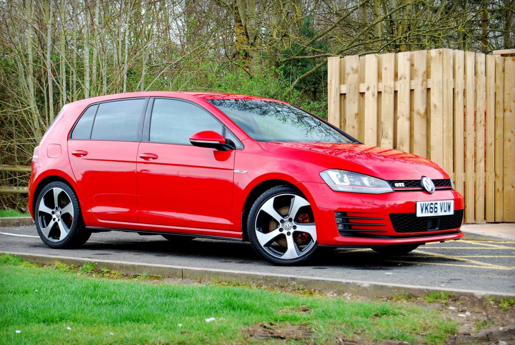 View VOLKSWAGEN GOLF GTI 2.0 TSI 5-Door - 2 Owners - FSH - 65,700 miles - Sat Nav, Xenons, Heated Seats - Red - SOLD