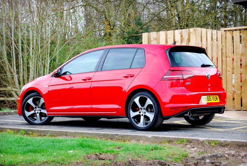 View VOLKSWAGEN GOLF GTI 2.0 TSI 5-Door - 2 Owners - FSH - 65,700 miles - Sat Nav, Xenons, Heated Seats - Red - SOLD