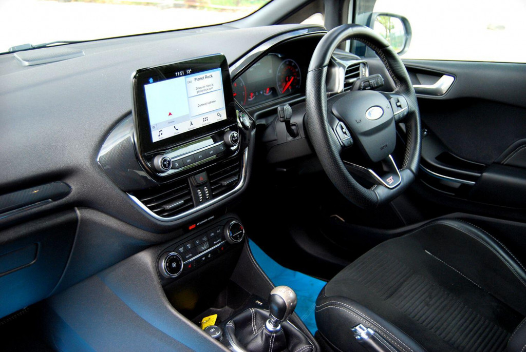 View FORD FIESTA ST-3 1.5 3-Door - SYNC 3 Sat Nav, Camera - FSH - 42,100 miles - 2 Owners - Frozen White - SOLD