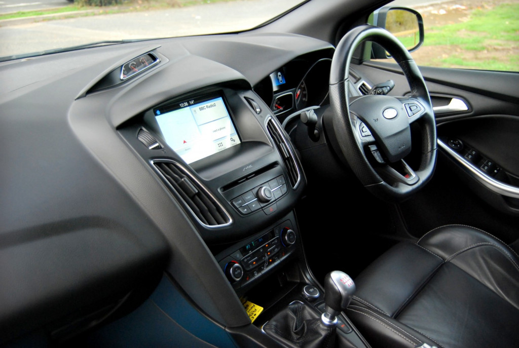 View FORD FOCUS ST-3 2.0 EcoBoost - 47,700 miles - Stealth Grey. FSH. SYNC 3 Sat Nav, 19inch Alloys, Recaro Leather