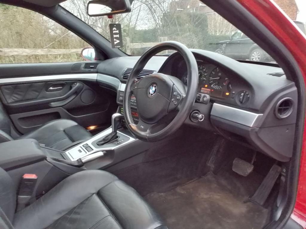 BMW 5 SERIES 528I M SPORT E39 IMOLA RED 2000