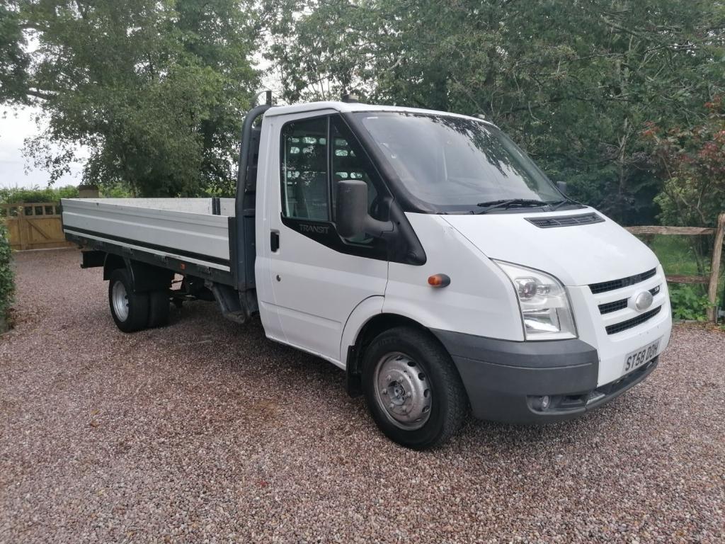 FORD TRANSIT LWB 2.4TDCi 100ps 350EF Chassis Cab RWD DROP SIDE 200858 2008