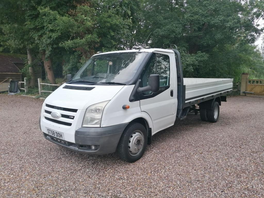 FORD TRANSIT LWB 2.4TDCi 100ps 350EF Chassis Cab RWD DROP SIDE 200858 2008