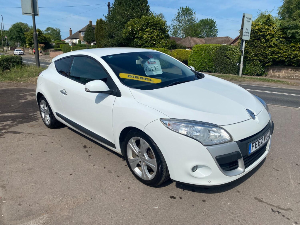 View RENAULT MEGANE 1.5 dCi (110) Dynamique TomTom Coupe *£35 Road Tax * Last Owner 9.5 Years *