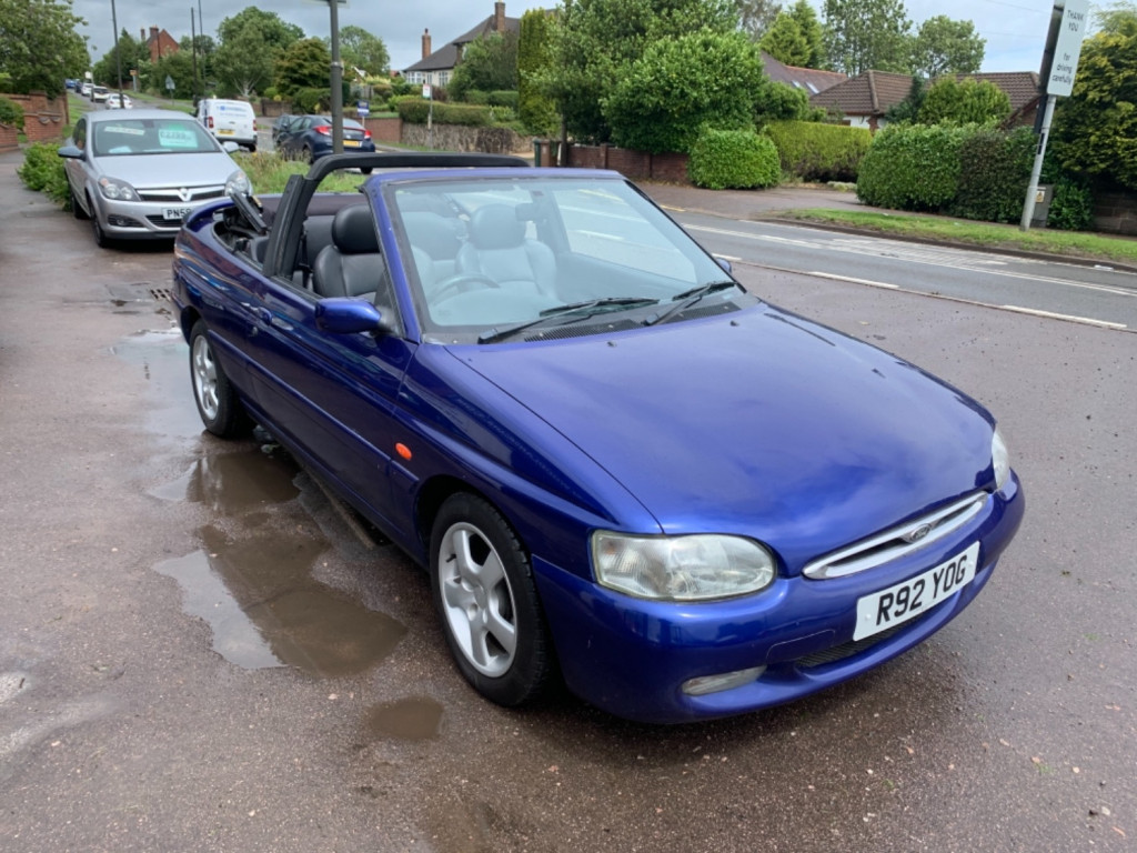 View FORD ESCORT 1.8 GHIA 16V 115PS CABRIOLET***FULL LEATHER TRIM***LAST OWNER 13 YEARS**
