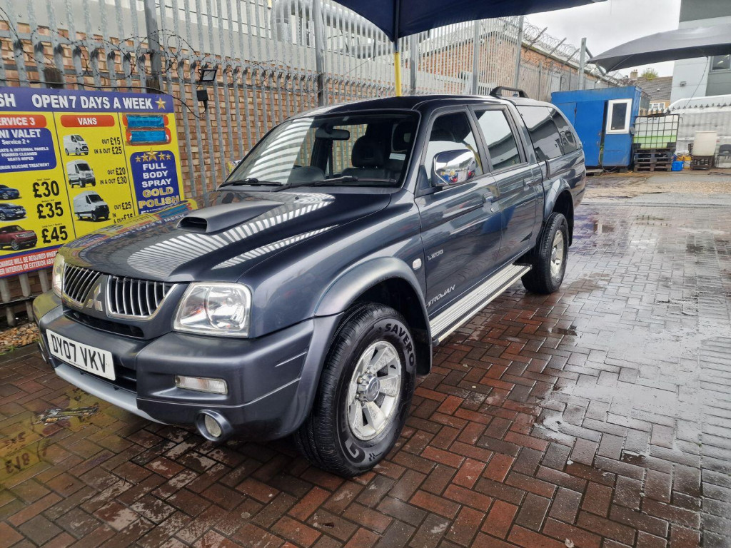 MITSUBISHI L200 2007 MITSUBISHI L200 2.5 TD DC TROJAN 4WD **JUST 98,000 MILES** NO VAT