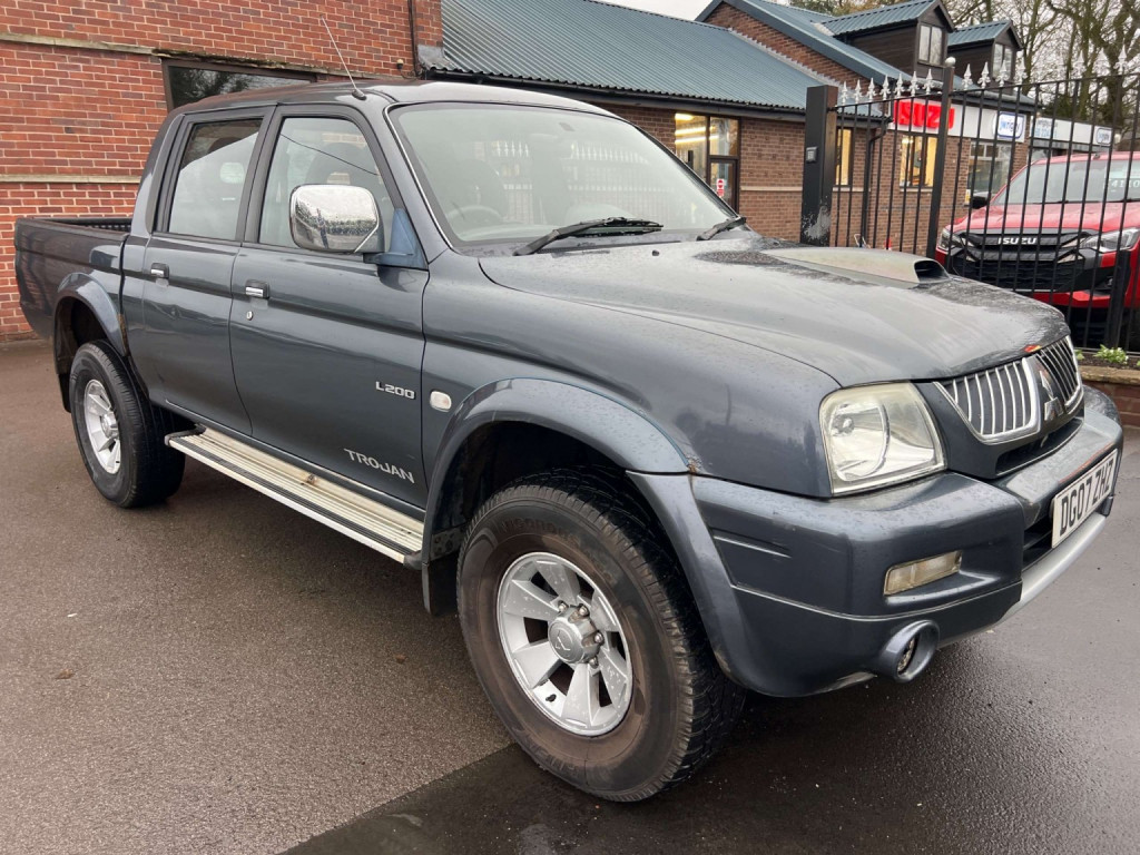 MITSUBISHI L200 2.5 TD Trojan 4WD NEW MOT TOW BAR NO VAT