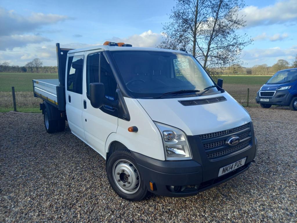 View FORD TRANSIT 350 1-Way Double Cab Tipper RWD L3 4dr