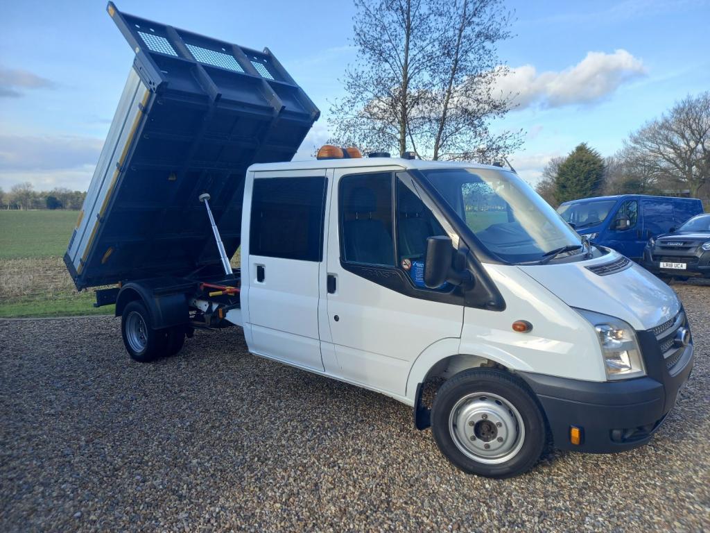 View FORD TRANSIT 350 1-Way Double Cab Tipper RWD L3 4dr