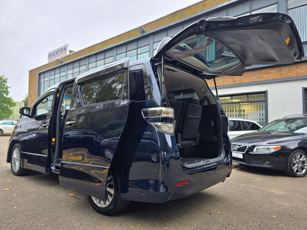 View TOYOTA VELLFIRE 3.5 V6 Z EDITION 4WD 8 SEATER LUXURY MPV CRUISE CONTROL NAVY BLUE ONLY 24K VERIFIED MILES 