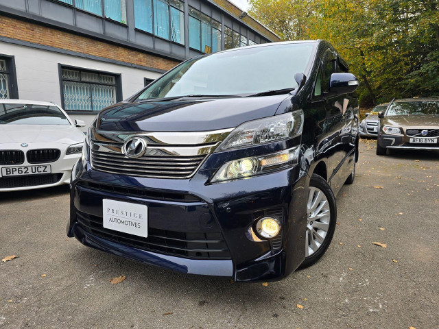 TOYOTA VELLFIRE 3.5 V6 Z EDITION 4WD 8 SEATER LUXURY MPV CRUISE CONTROL NAVY BLUE ONLY 24K VERIFIED MILES 