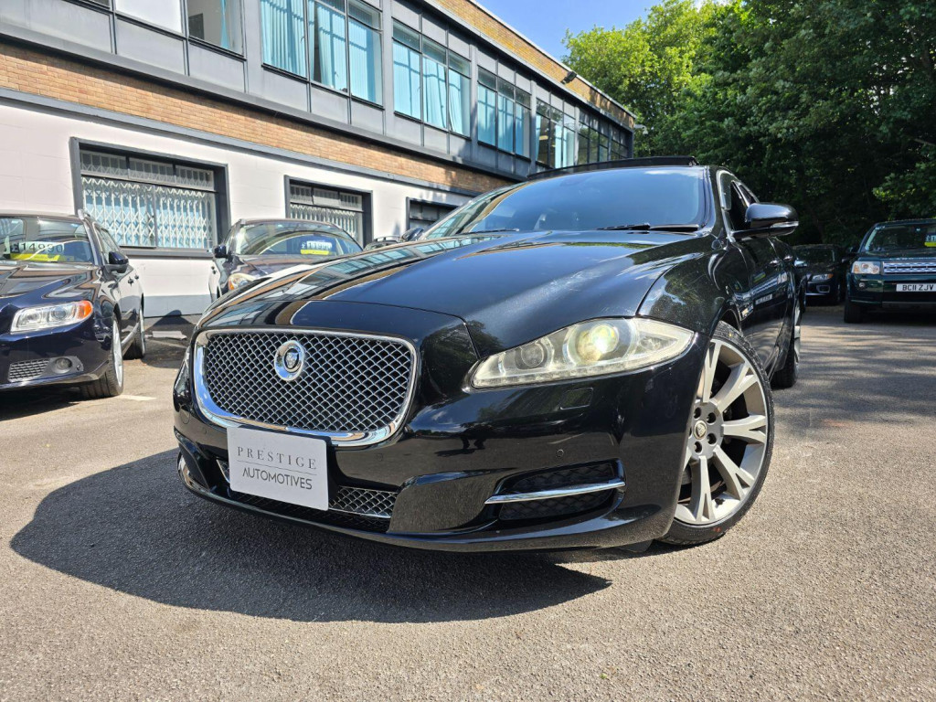 View JAGUAR XJ 5.0 V8 Premium Luxury 380 BHP HUGE SPECIFICATION EXAMPLE PAN ROOF 38K MILES FROM NEW IN PREPARATION