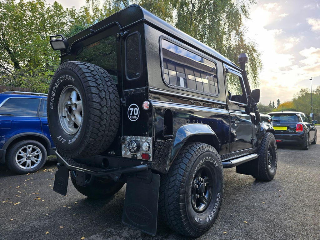 View LAND ROVER DEFENDER 90 2.5 LTR TD5 MANUAL SUPERB EXAMPLE GREAT VEHICLE ENHANCEMENTS ONLY 56K MILES VERY DESIRABLE