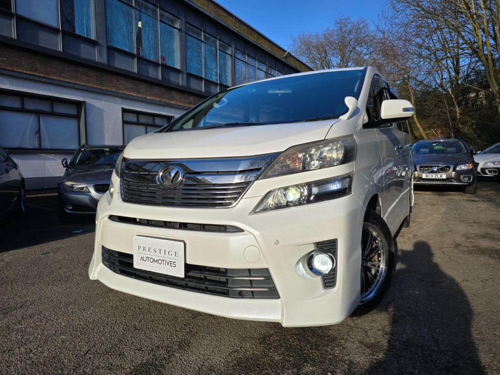 View TOYOTA VELLFIRE 3.5 LITRE V6 PETROL Z EDITION AUTO RARE 8 SEATER PEARL WHITE ONLY 60K MILES IN PREPERATION