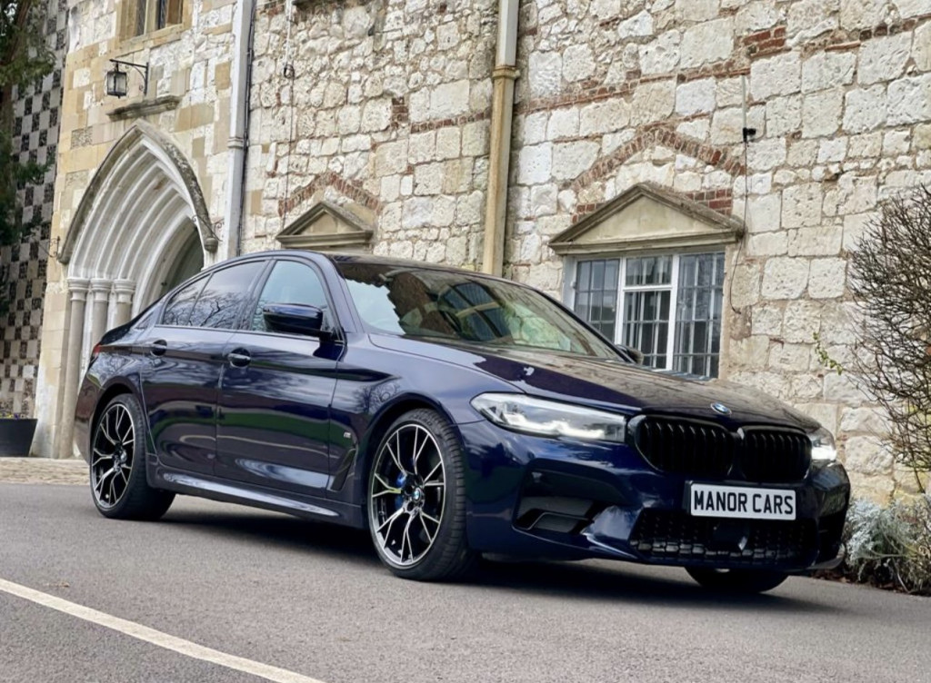 View BMW 5 SERIES 2022 22 BMW 530D M SPORT XDRIVE MHEV AUTO 4DR SALOON ** FULL M5 COMPETITION CONVERSION ** 