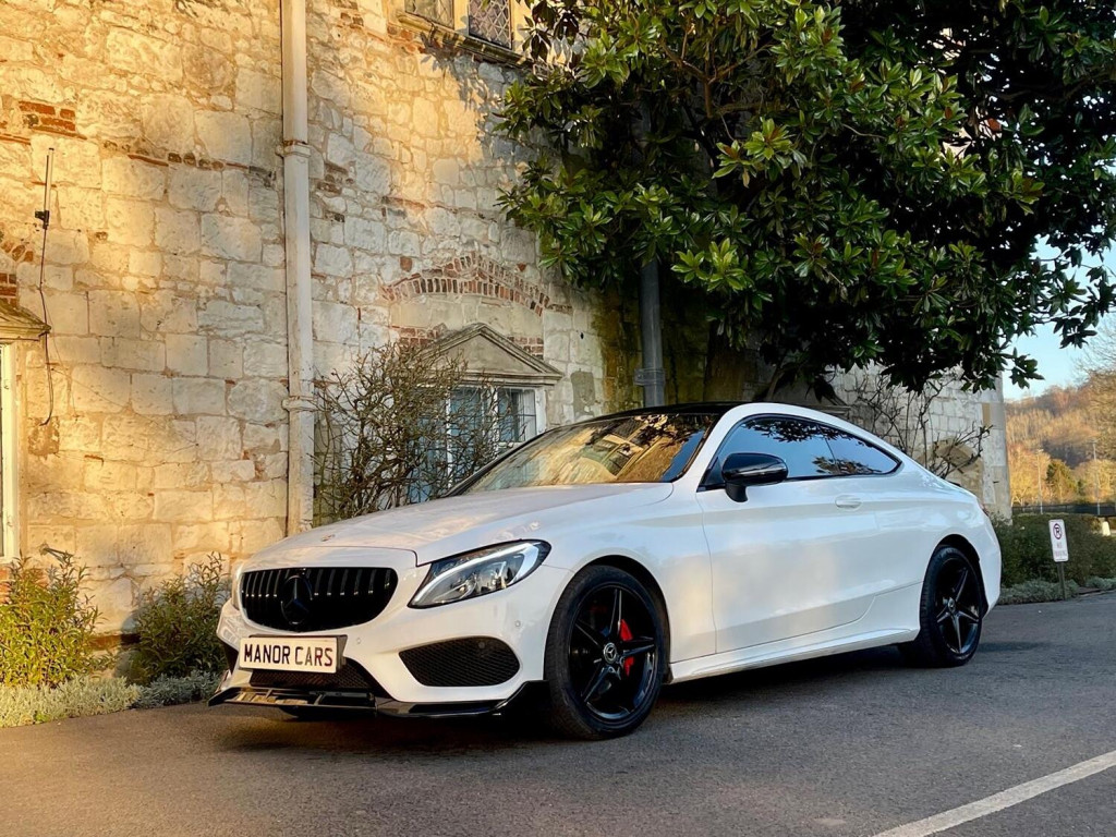 View MERCEDES-BENZ C CLASS 2016 16 MERCEDES C220D AMG LINE 2DR COUPE AUTO ** C63 STYLING PACK ** NT C200 C300 C43