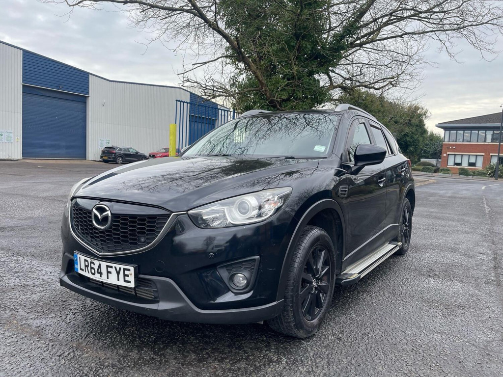 View MAZDA CX-5 2015 64 MAZDA CX5 2.2D SEL LUX 5DR SUV MANUAL BLACK  EURO 6 + ULEZ FREE + FULLY LOADED + PAN ROOF + 