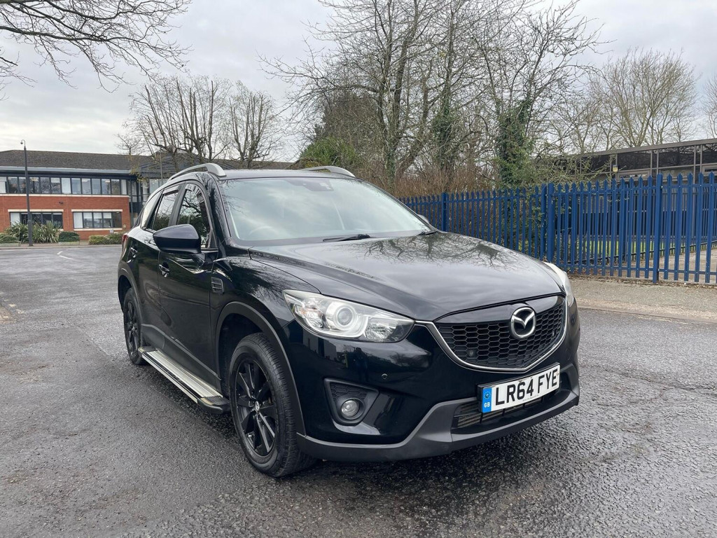 View MAZDA CX-5 2015 64 MAZDA CX5 2.2D SEL LUX 5DR SUV MANUAL BLACK  EURO 6 + ULEZ FREE + FULLY LOADED + PAN ROOF + 