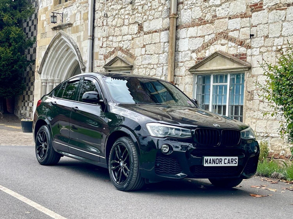 View BMW X4 2015 15 BMW X4 2.0D M SPORT XDRIVE AUTO 5DR SUV BLACK ** M PERFORMANCE **