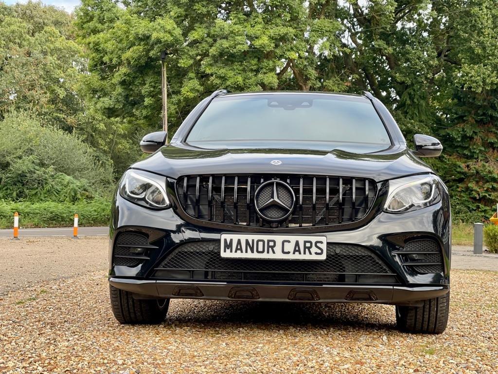 View MERCEDES-BENZ GLC 2018 MERCEDES GLC 350D AMG LINE PREMIUM + 4M 4MATIC BLACK 5DR SUV ** GLC63 STYLING PACK **