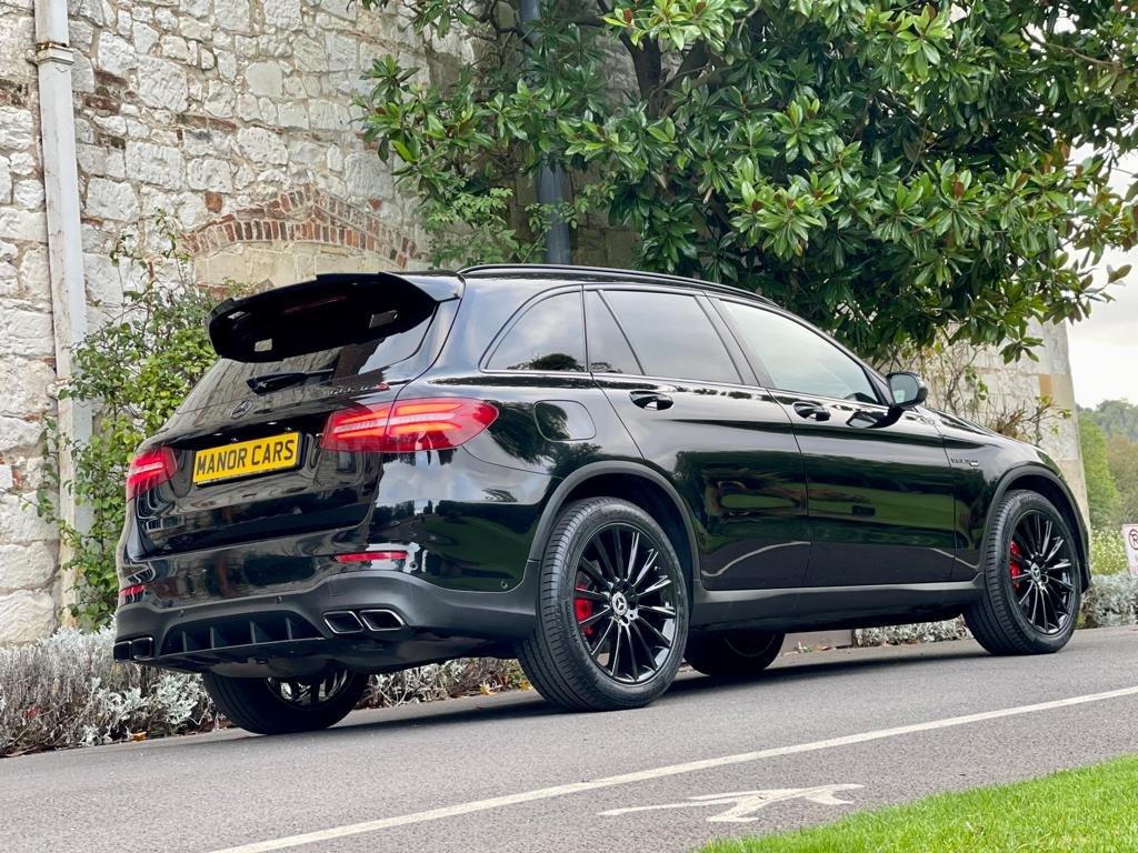 View MERCEDES-BENZ GLC 2018 MERCEDES GLC 350D AMG LINE PREMIUM + 4M 4MATIC BLACK 5DR SUV ** GLC63 STYLING PACK **