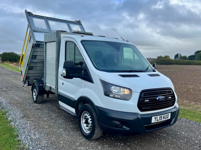 FORD TRANSIT 2.0 350 EcoBlue DROPSIDE TIPPER WITH TOOL STORAGE 