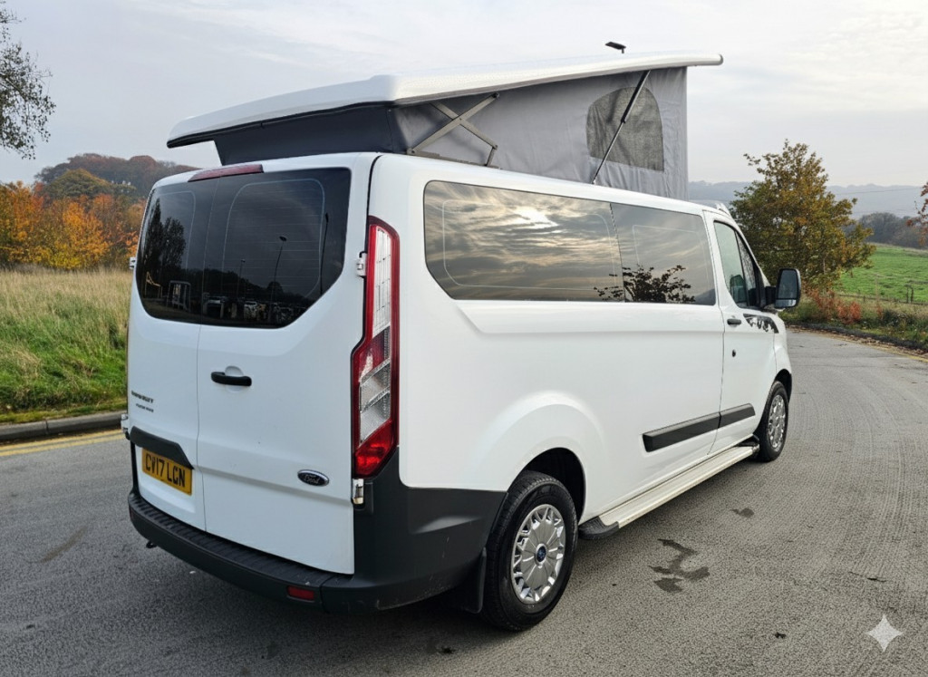 View FORD TRANSIT CUSTOM 2.0 TDCi POP TOP CAMPERVAN
